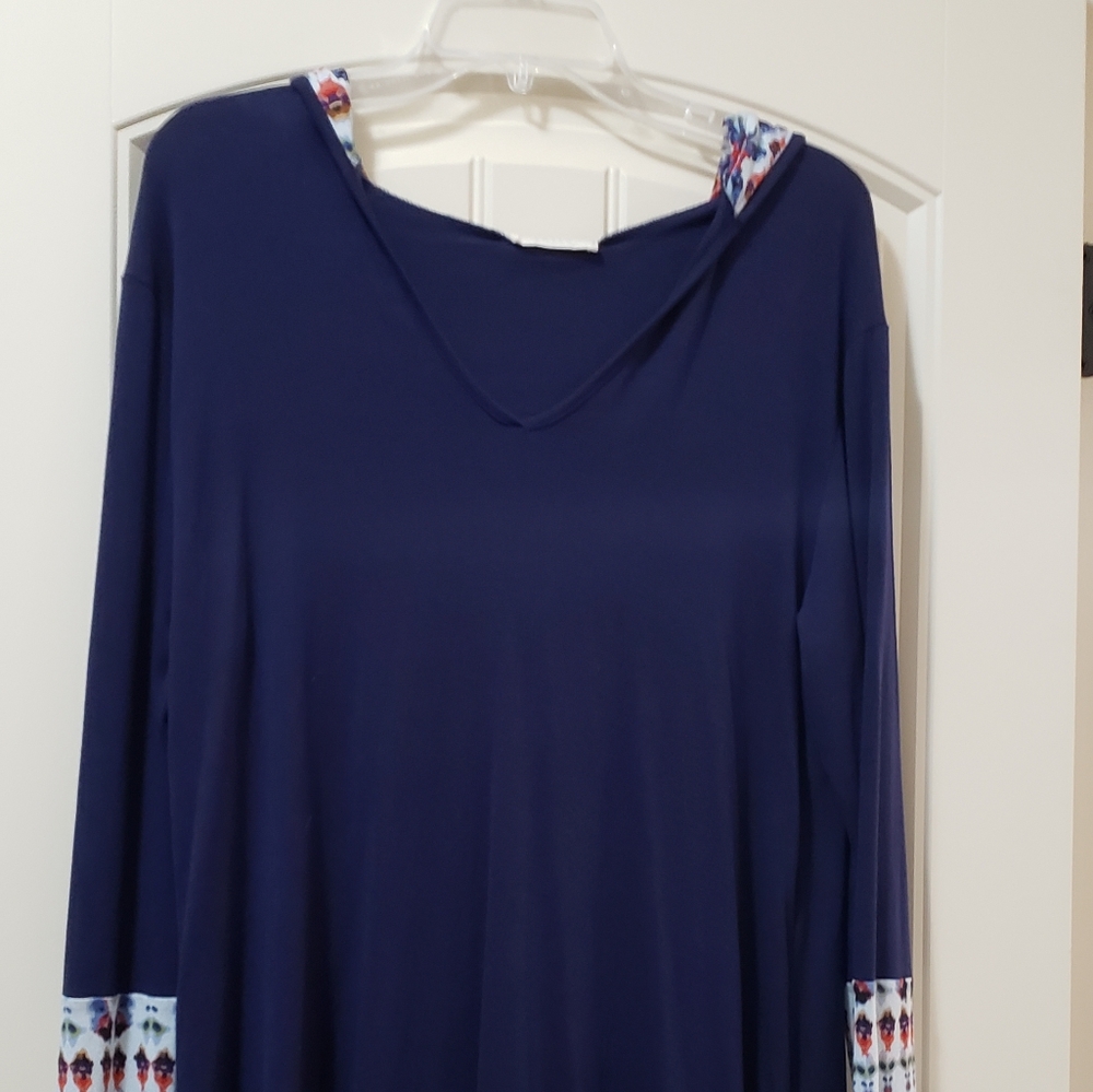 Long sleeve, hooded t-shirt